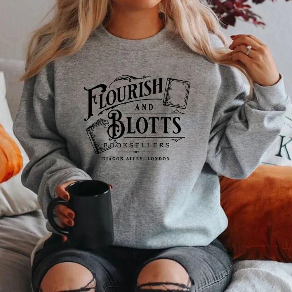 Wizard Book Shop Crewneck Sweatshirt - The Pink Controller 