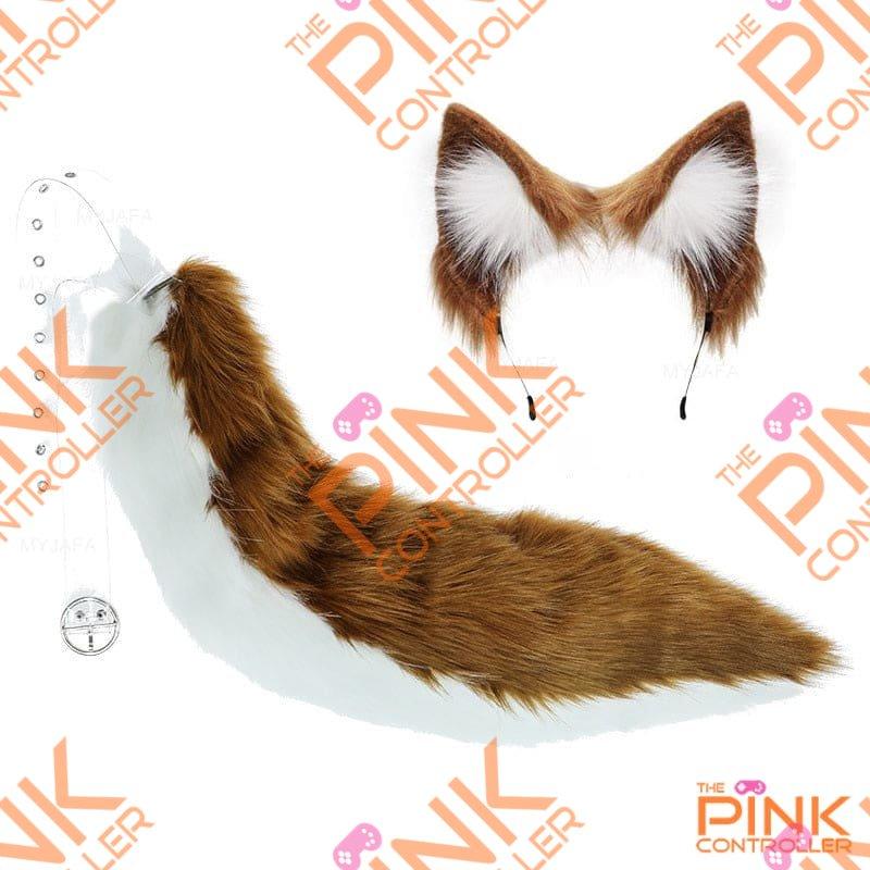Genshin Impact Gorou Cosplay Accessories-Ears and Tail-One Size