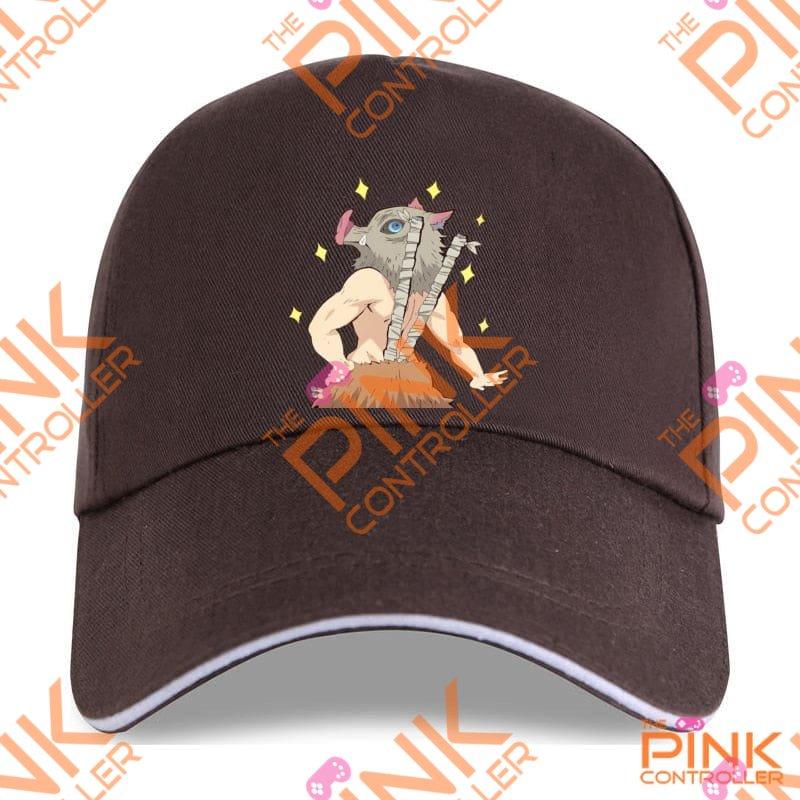 Inosuke Demon Slayer Cap - P-Brown - Hat