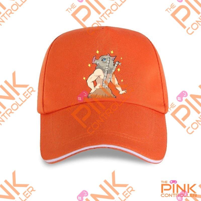 Inosuke Demon Slayer Cap - P-Orange - Hat