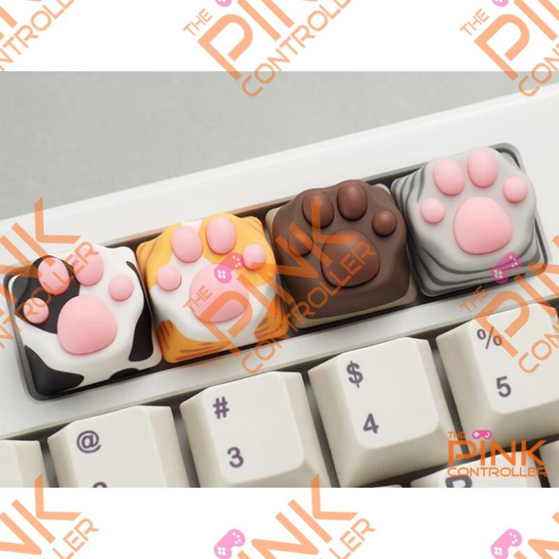 Kawaii Cat Paw Keycaps 🐾