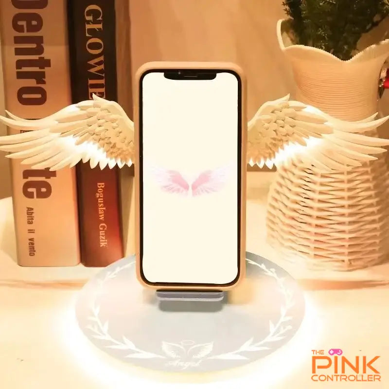 Kawaii Winged Wireless Charger - Mobile Phone Accessory