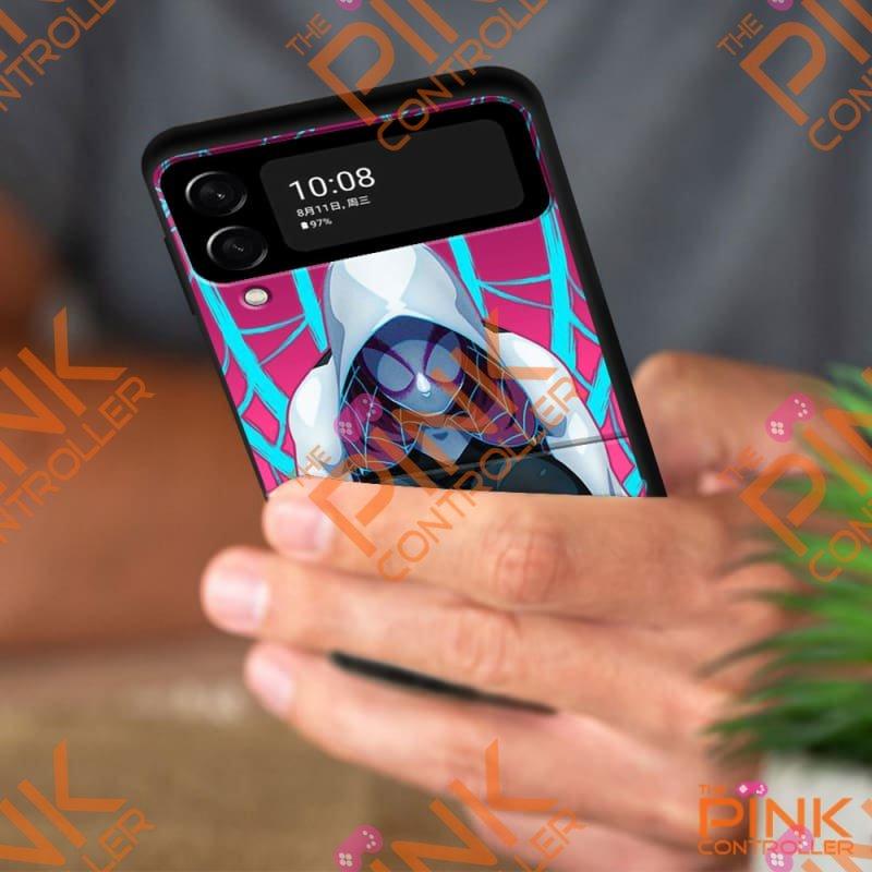 Spider Gwen Purple Phone Case For Samsung Galaxy