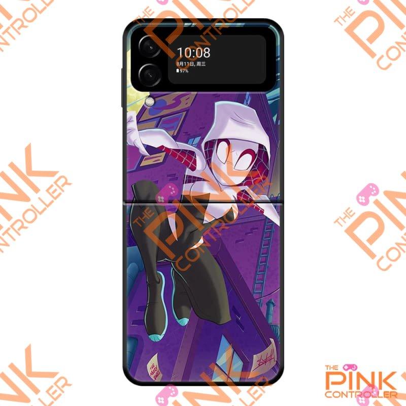 Spider Gwen Purple Phone Case For Samsung Galaxy - Samsung Z Flip4 / ZF-BKB03