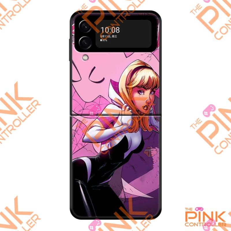 Spider Gwen Purple Phone Case For Samsung Galaxy - Samsung Z Flip4 / ZF-BKB04