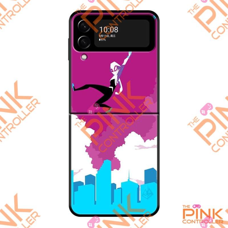 Spider Gwen Purple Phone Case For Samsung Galaxy - Samsung Z Flip4 / ZF-BKB10