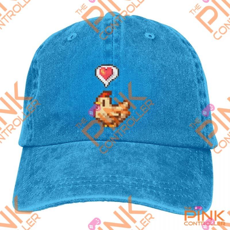 Stardew Valley Chicken Cap - Blue / One Size - Hat