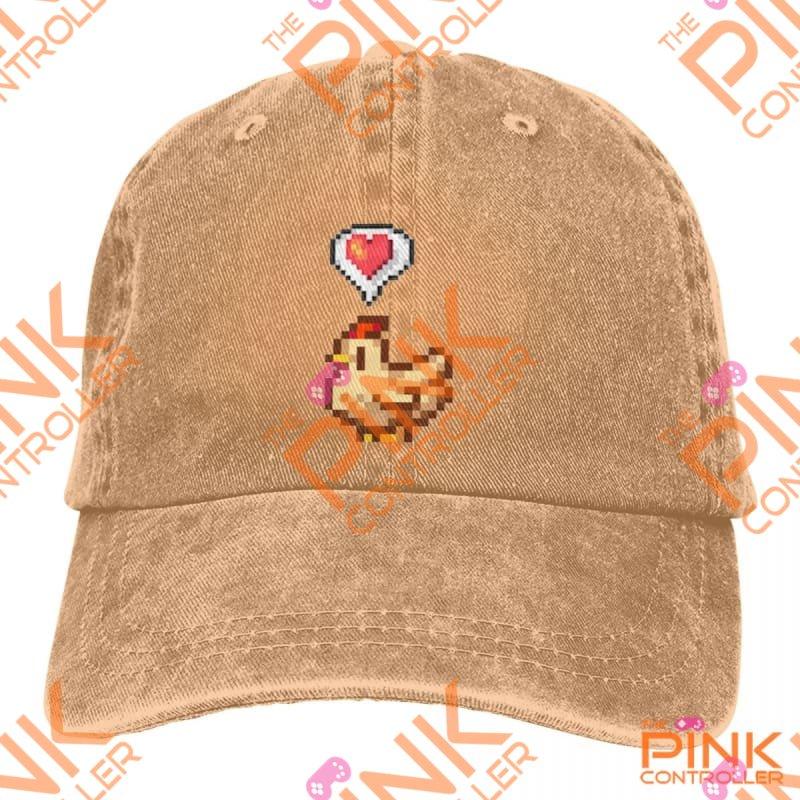 Stardew Valley Chicken Cap - Khaki / One Size - Hat