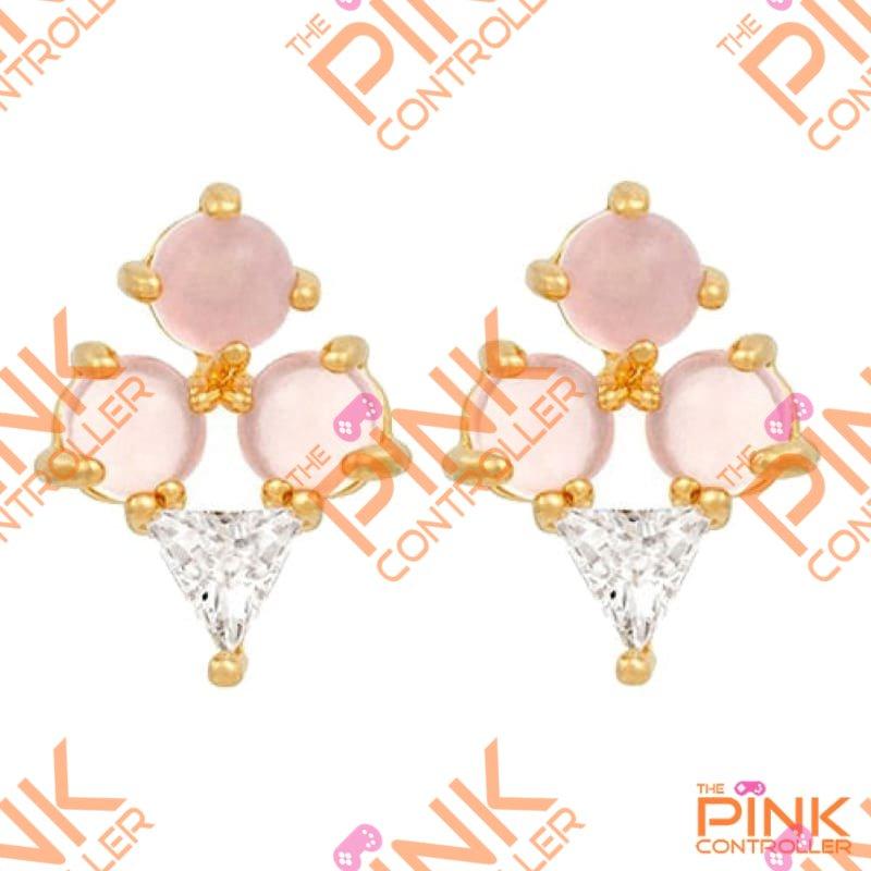 Studded Jeweled Fruit Earrings - 5 1 - Earrings